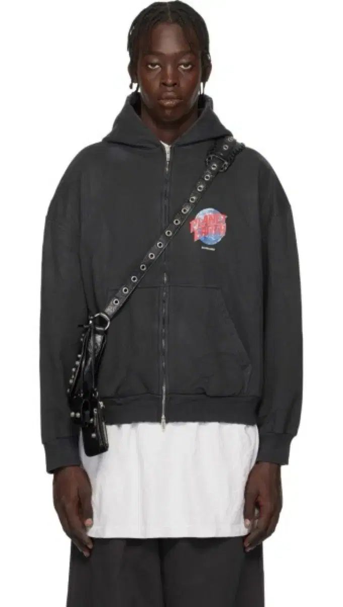 BALENCIAGA(バレンシアガ) プラネットアース フード付き ジップ