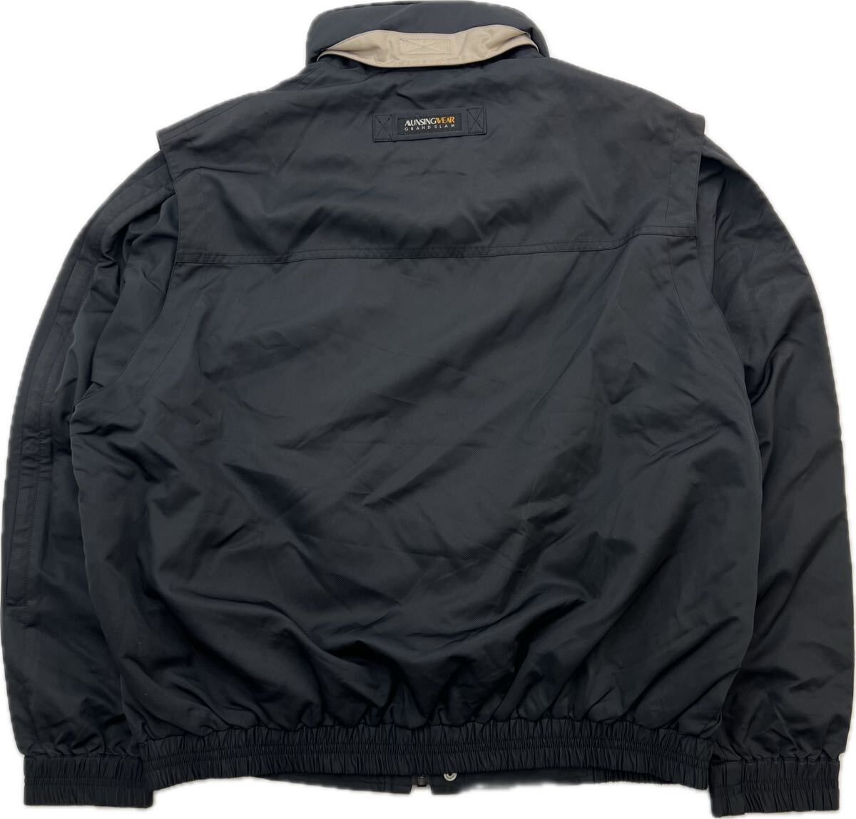 muningwear ブラック スポーツジャケット SALE】【SPORTS TECH HIGH SPEC LINE】Oversized Many Pockets