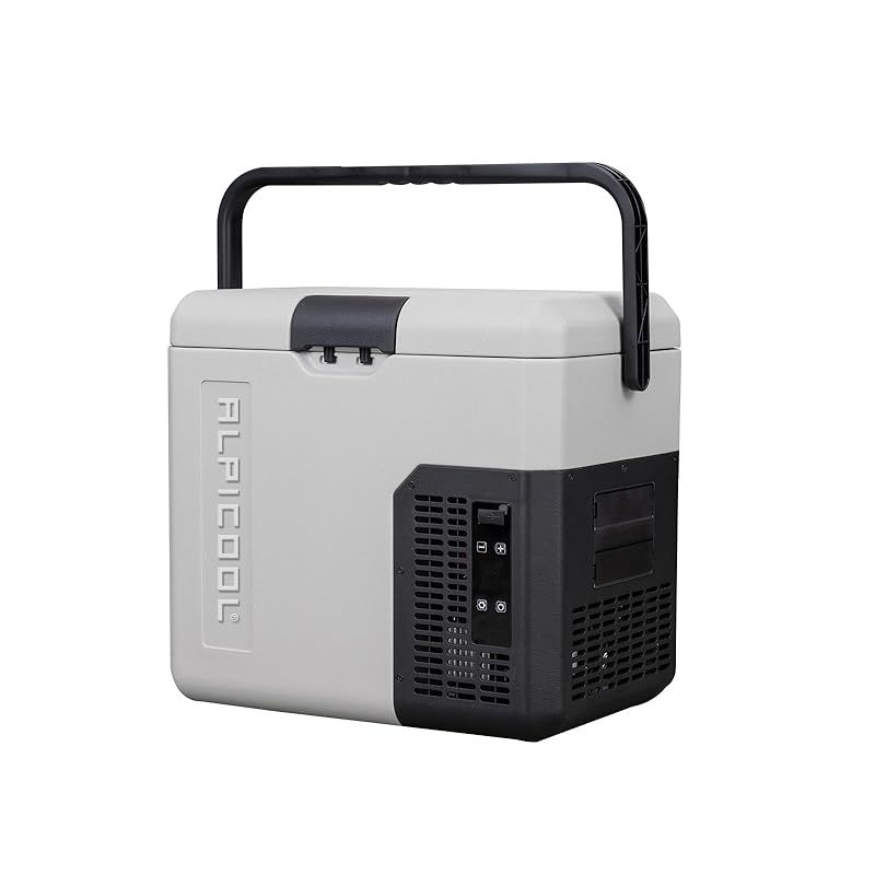 Alpicool ポータブル冷蔵庫 車載冷蔵庫 車載冷蔵冷凍庫 P18 18L 18リットル -20℃～20℃ コンプレッサー式 急速冷凍 AC100V DC12V|24V コンパクト 軽量 持ち運び便利 静音 45W 省エネ 車載家庭両用 アウ 1