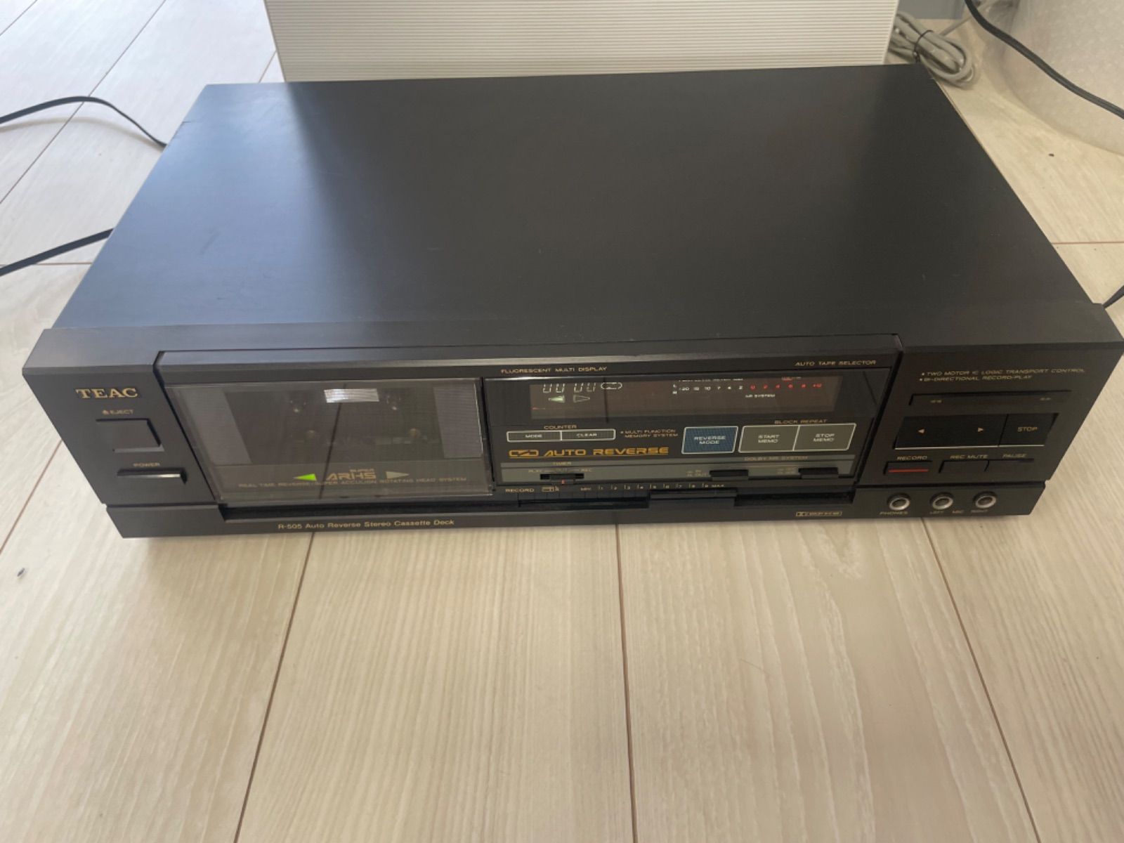 TEACカセットデッキ（R-505） R-505 TEAC カセットデッキ - メルカリ