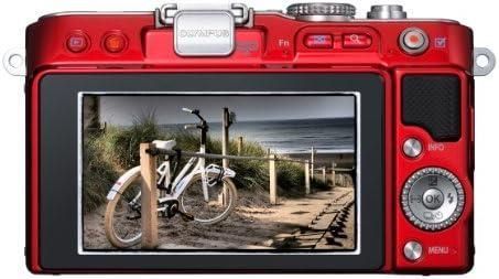 OLYMPUS ミラーレス一眼 PEN Lite E-PL3 レンズキット レッド E