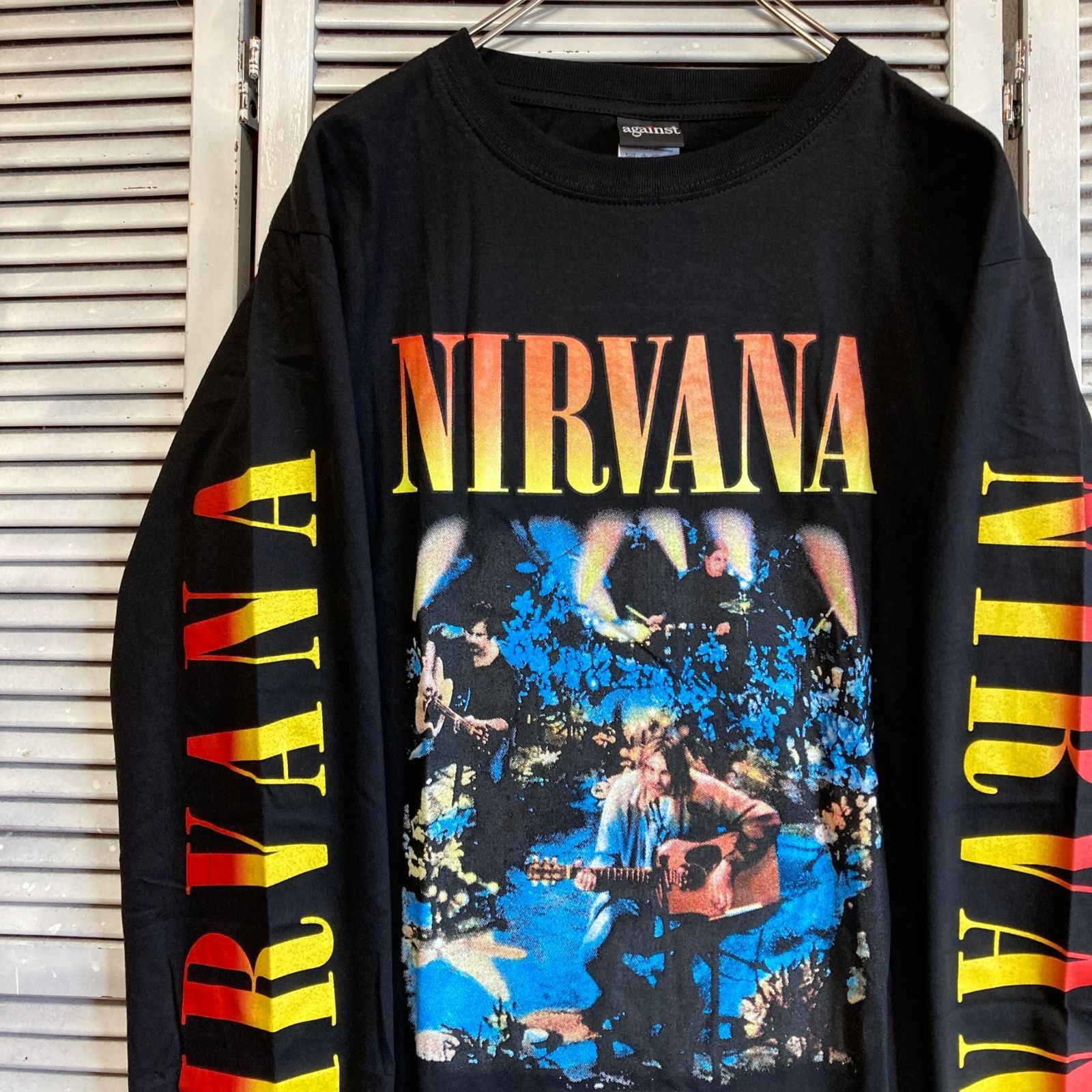 ⭐︎ ニルバーナ NIRVANA カートコバーン 黒 長袖 Tシャツ ロック