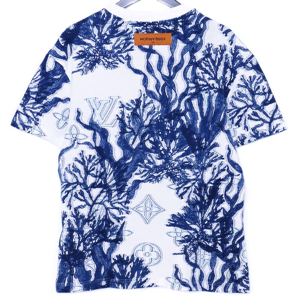 LOUIS VUITTON グラフィックモノグラム Tシャツ Mサイズ ブルー