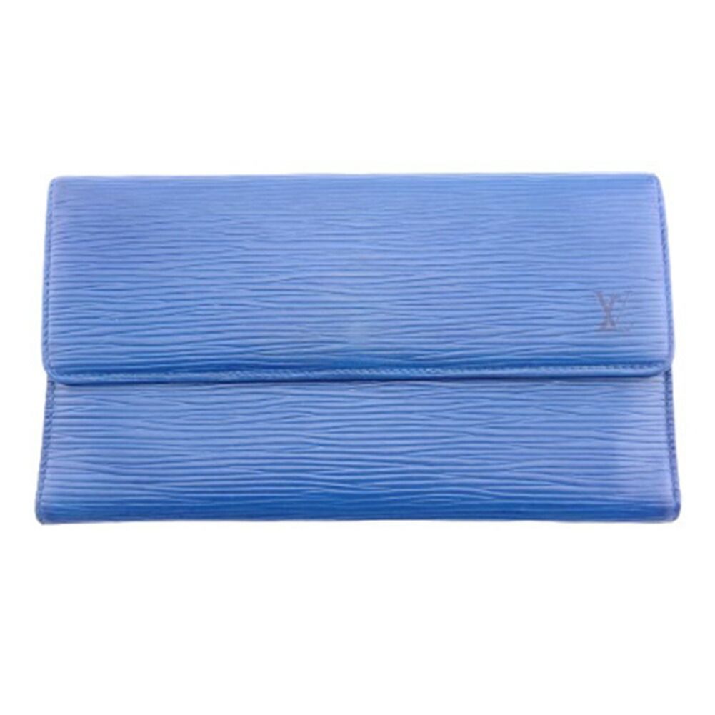 正規品☆美品☆LOUIS VUITTON エピ ポルトトレゾール 長財布 LOUIS VUITTON ポルトトレゾール インターナショナル エピ ブルー