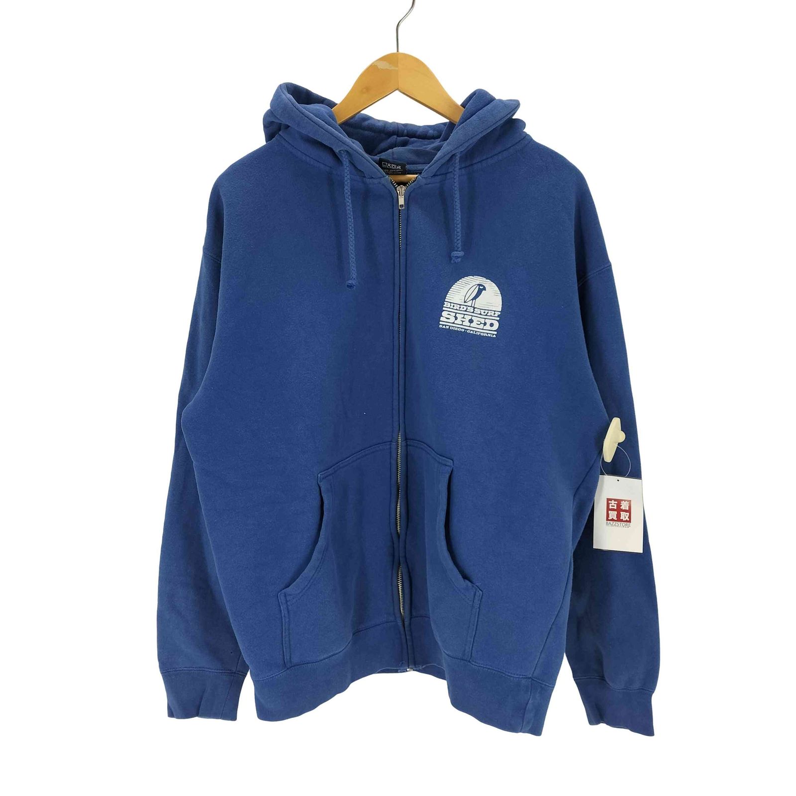 ユーズドフルギ USED古着 birds surf shed ジップアップパーカー surf メンズ JPN：M 
