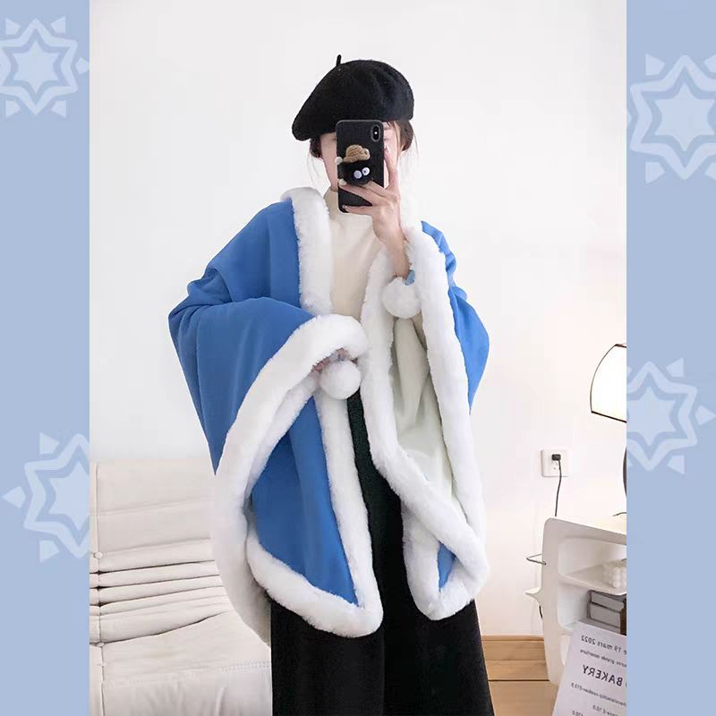 Sky星を紡ぐ子どもたち Sky Children of the Light ゲーム周辺 ウィンター瑞雪マント ホーム用カバーブランケット ふわふわショール WWW_IBETON_RU