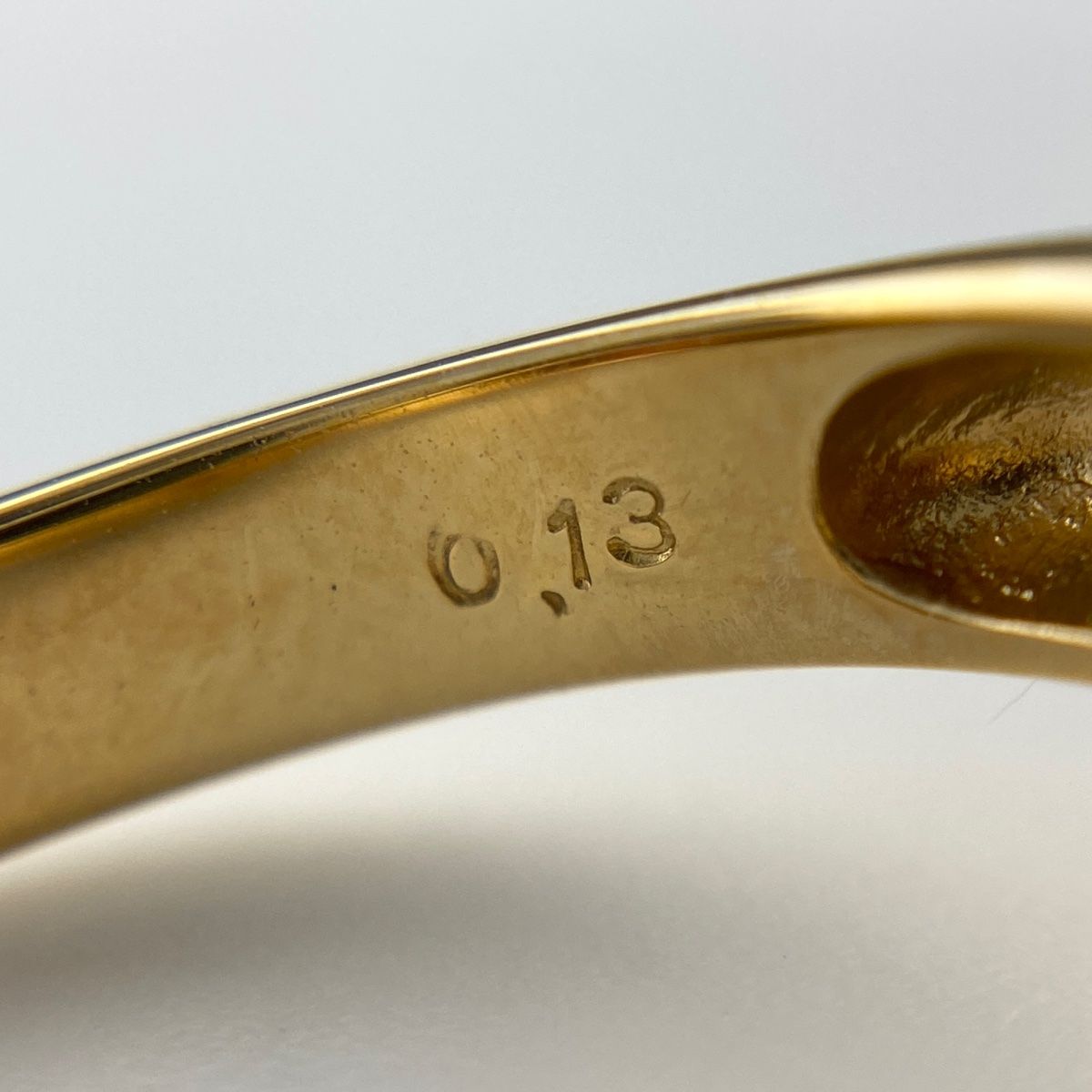 ガーネット デザインリング K18 イエローゴールド メレダイヤ 指輪 