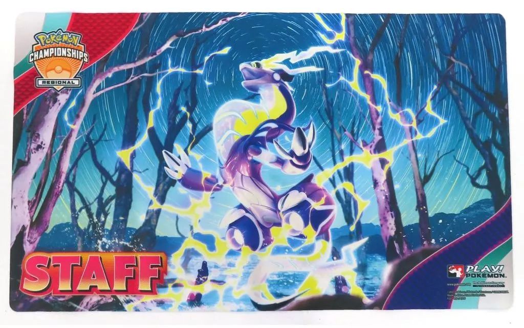 [Used] Supply Pokémon Card Game English Version Playmat Miraidon Regional Championships 2023 STAFF -Regional Championships 2023 Staff-