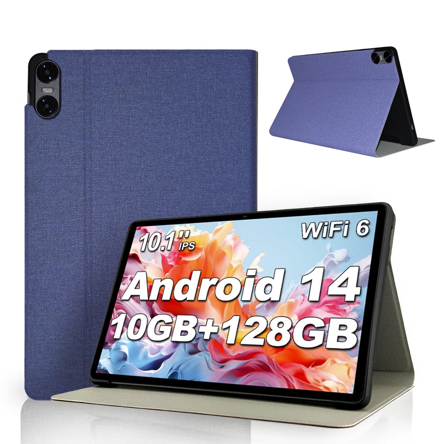 【数量限定】ハードカバー スタンド機能付き TECLAST TECLAST 全面保護型 P30T P30T 擦り傷防止 / / 軽量 P30 P30 薄型 タブレット スタンド 角度調整 対応 YAJOJO ケース (ブルー) 用