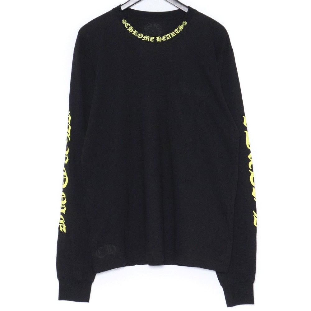 未使用 CHROME HEARTS Neck Logo L/S Tee XLサイズ - メルカリ