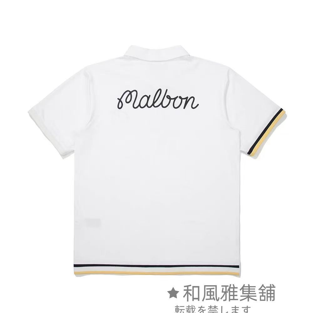 malbon golf マルボンゴルフ ポロシャツ ゴルフウェア 半袖
