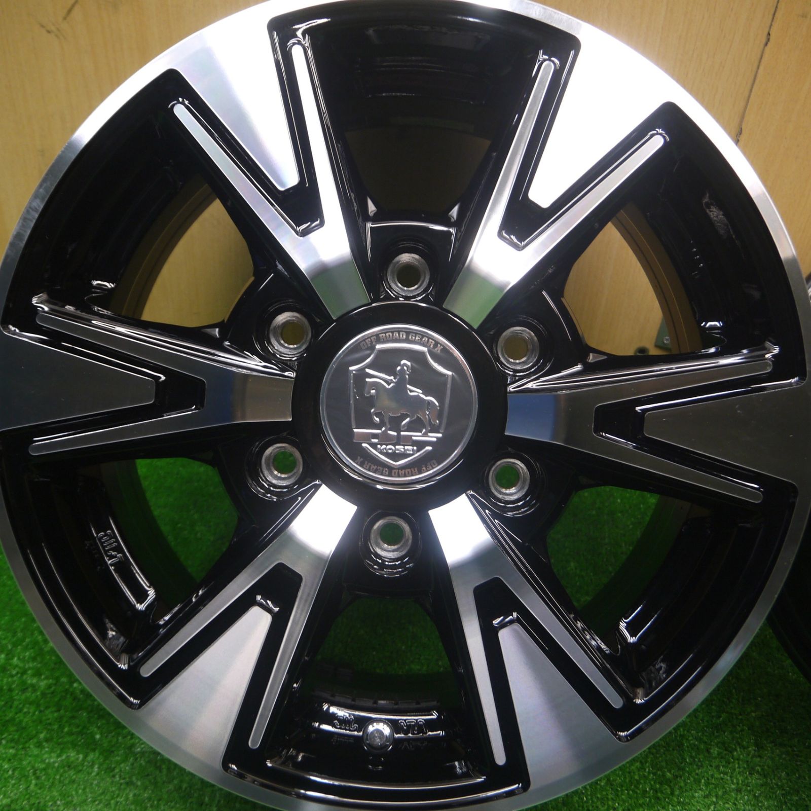 送料無料* 未使用☆BAREROCK DD OFF ROAD GEAR X KOSEI ホイール 15 
