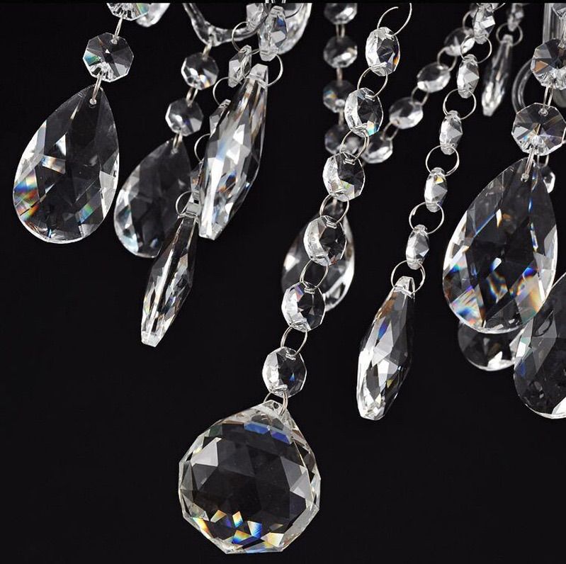 LED電球付き クリスタルシャンデリア 3灯 欧米風 水晶ライト おしゃれ NEXPOTALLINN_EU