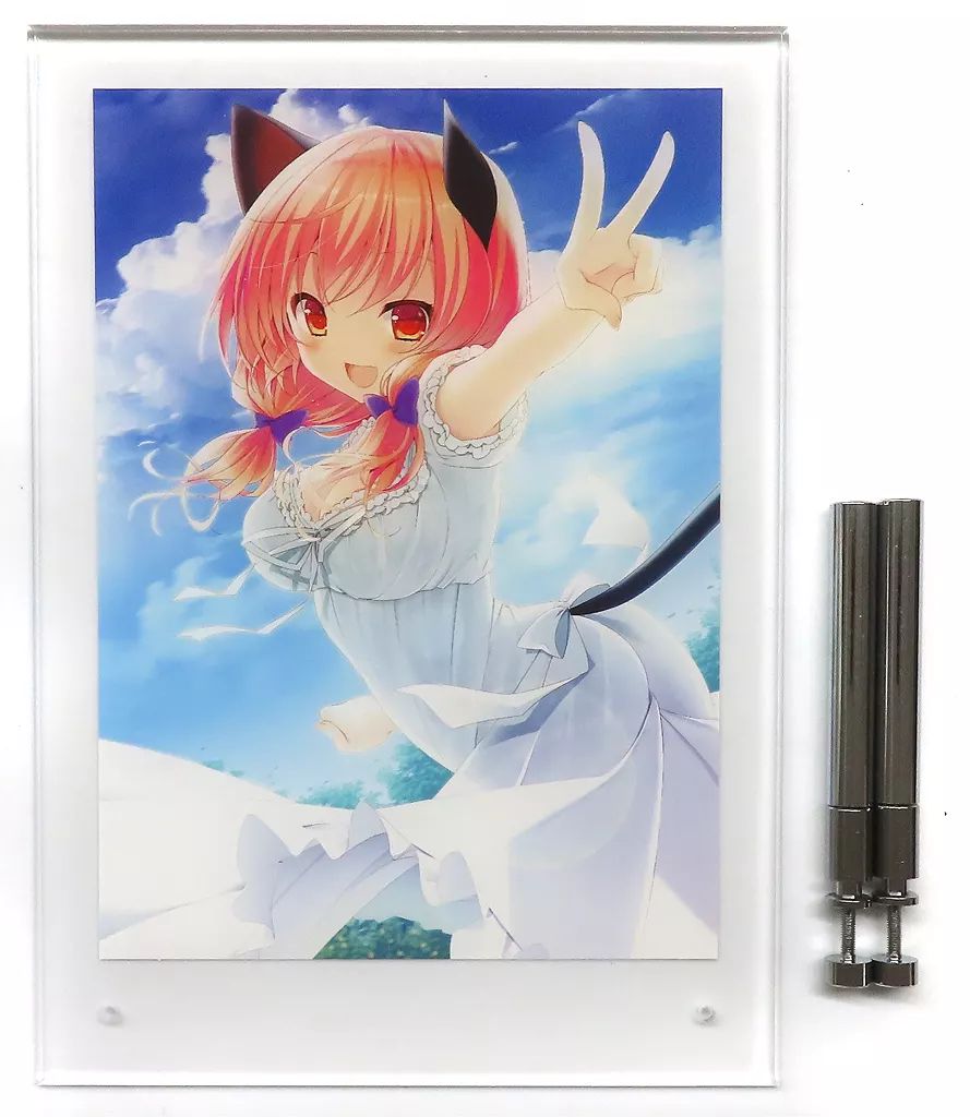 中古】アクリルスタンド・アクリルパネル 水月あるみイラスト アクリル