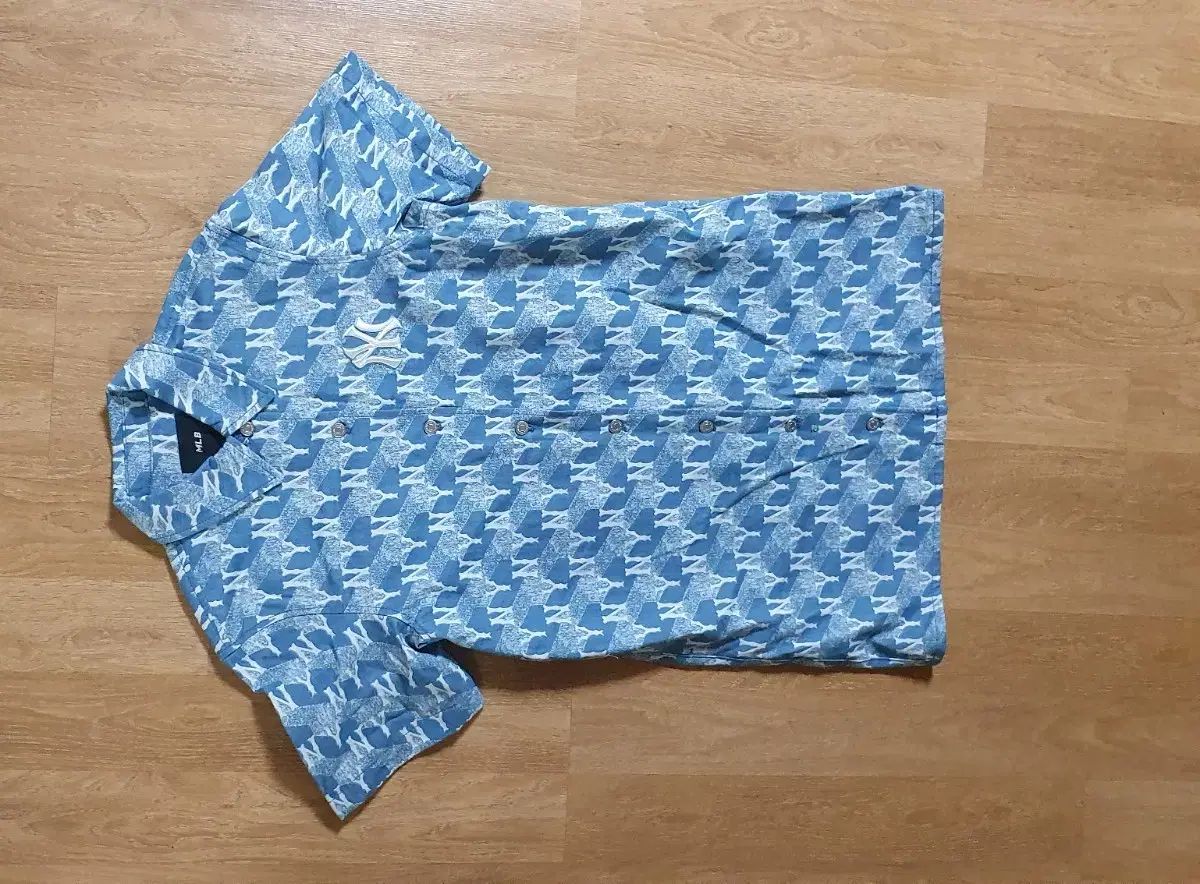 MLB ニューヨーク ヤンキース NY プリント 半袖ワンピース XS 85