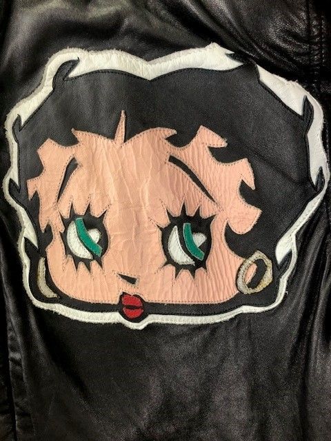 希少 90年代 MAZIAR LEATHER GALLERY BETTY BOOP patch レザージャケット サイズＭ MADE IN USA  05020301 07 - メルカリ