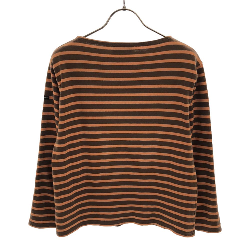 SAINT JAMES / 長袖Tシャツ/--/コットン/NVY/ボーダー/90s/フランス製/旧タグ/バスクシャツ セントジェームス 90s フランス製 オールド ボーダー柄 長袖 ボート