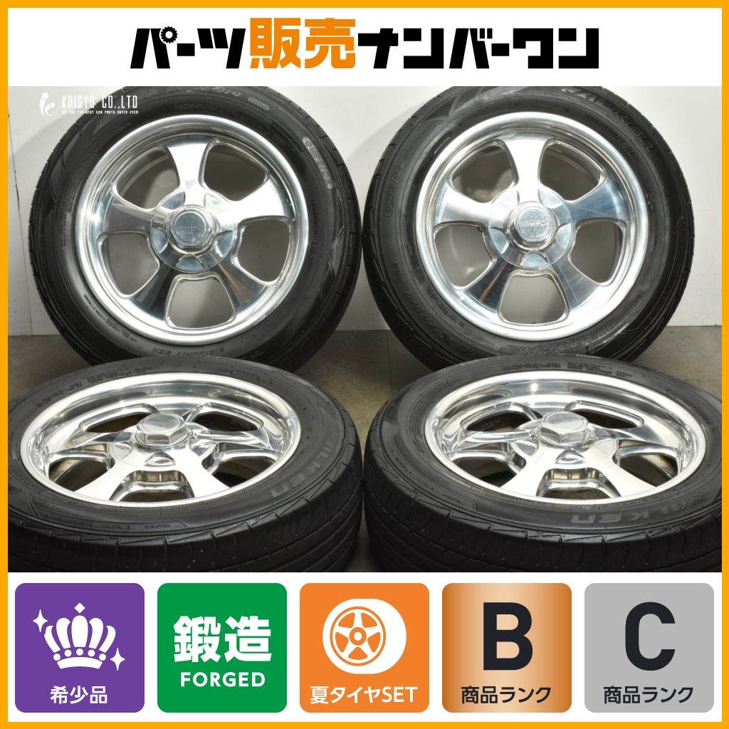鍛造品 バドニック BUDNIK 17in 7.5J 35 PCD139.7 ファルケン 215 60R17 200系 ハイエース レジアスエース NV350 キャラバン