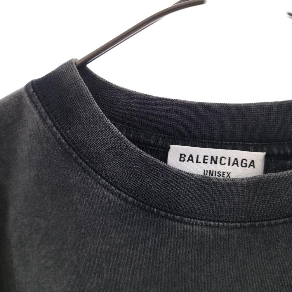 セール!!BALENCIAGA★612965 BALENCIAGA (バレンシアガ) 22AW Black College 1917 T-Shirt
