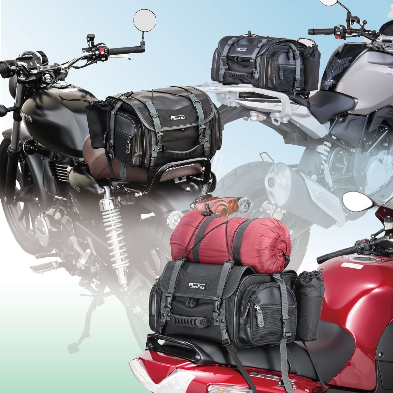 容量 ミニフィールドシートバッグ 19-27L バイク用 MOTOFIZZ タナックス TANAX WWW_SMP1DAWEKUDUS_SCH_ID