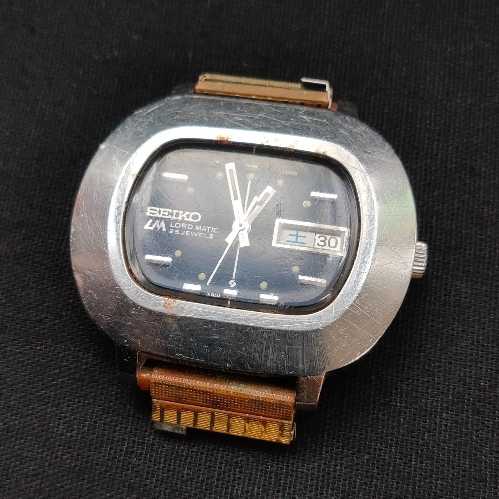 M663 動作品 ◆SEIKO 5606-5010 ロードマチック◆ 自動巻 腕時計