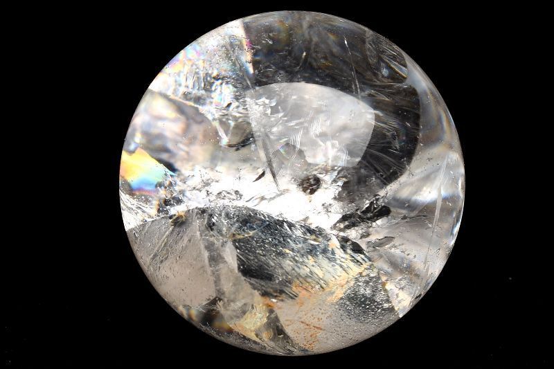 天然石 クォーツインクォーツ 貫入水晶 スフィア 丸玉 水晶玉 【公式通販】