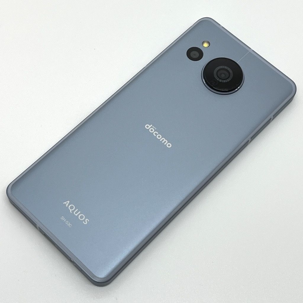 訳あり】 AQUOS sense7 SH-53C ブルー docomo SIMフリー 128GB