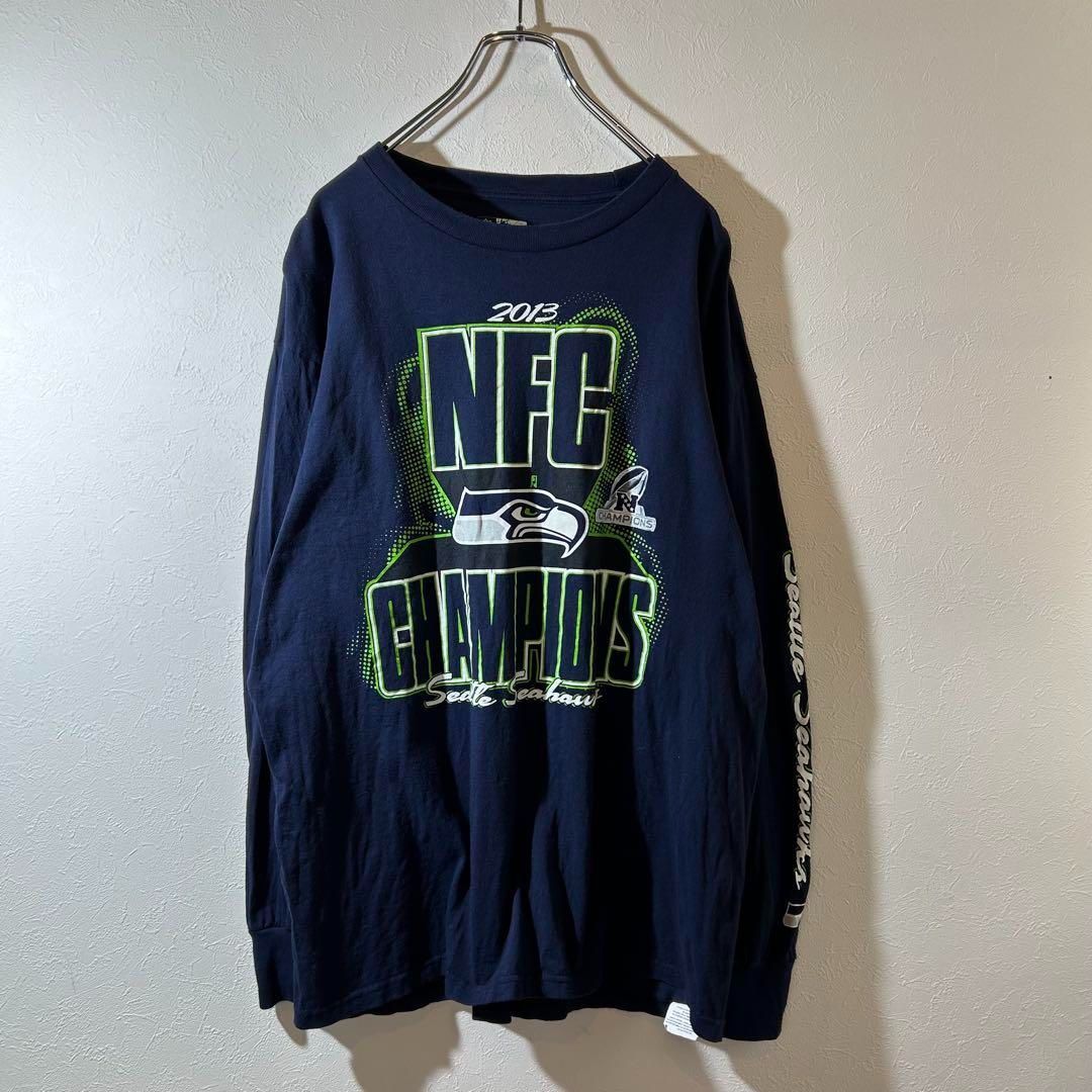 シアトルシーホークス 2013 NFCチャンピオン ロンT - メルカリ