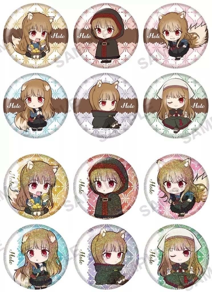 狼と香辛料 缶バッジ 全12種セット 狼と香辛料 缶バッジ 全12種セット