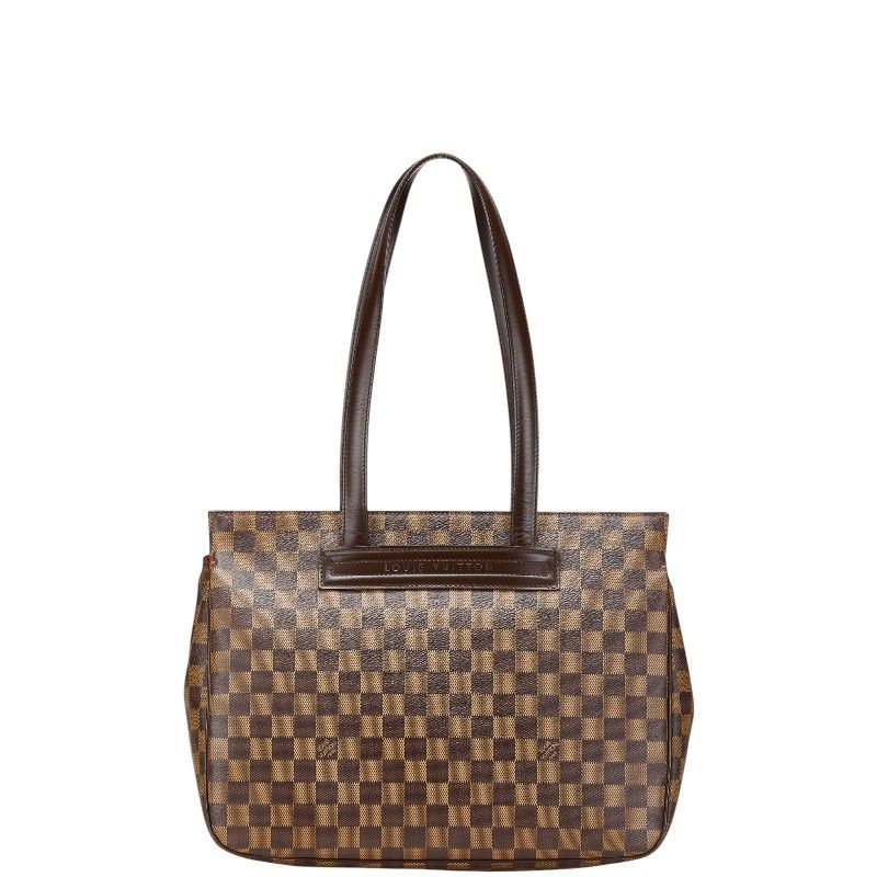 ルイ ヴィトン ダミエ パリオリPM ハンドバッグ トートバッグ N51123 ブラウン PVC レザー レディース LOUIS VUITTON 1-0206001