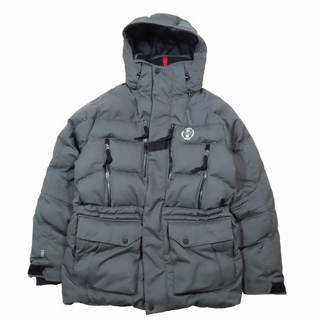 ポロ ラルフローレン POLO RALPH LAUREN 650フィル ダウンジャケット ブルゾン アウター フード付 グレー サイズS メンズ C10