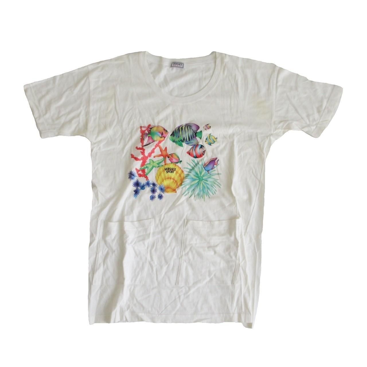 VERSACE SPORT ヴェルサーチスポーツ ヴィンテージ 熱帯魚プリント T 
