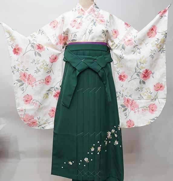 着物袴セット ジュニア用へ直し 135～150cm 袴色変更可能 NO31788