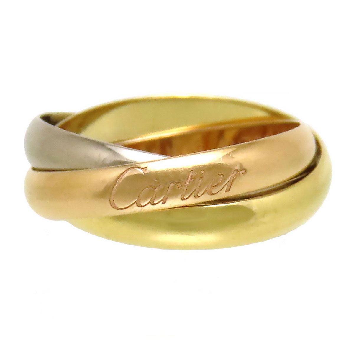 Cartier トリニティリング 46 カルティエ トリニティリング スリー