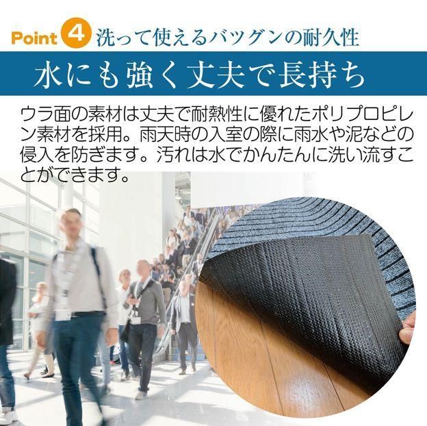 M.N.Y.K. 玄関マット フロアマット 屋内外兼用 裁断自由 90cm×7m