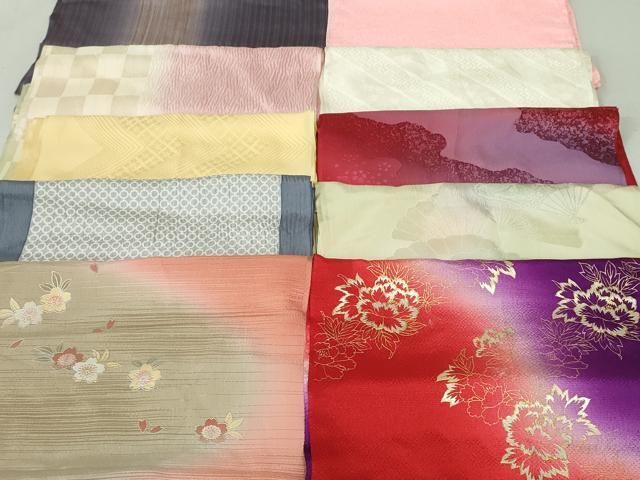 平和屋着物 和装小物 帯揚げ10枚 正絹 DAAV8166by