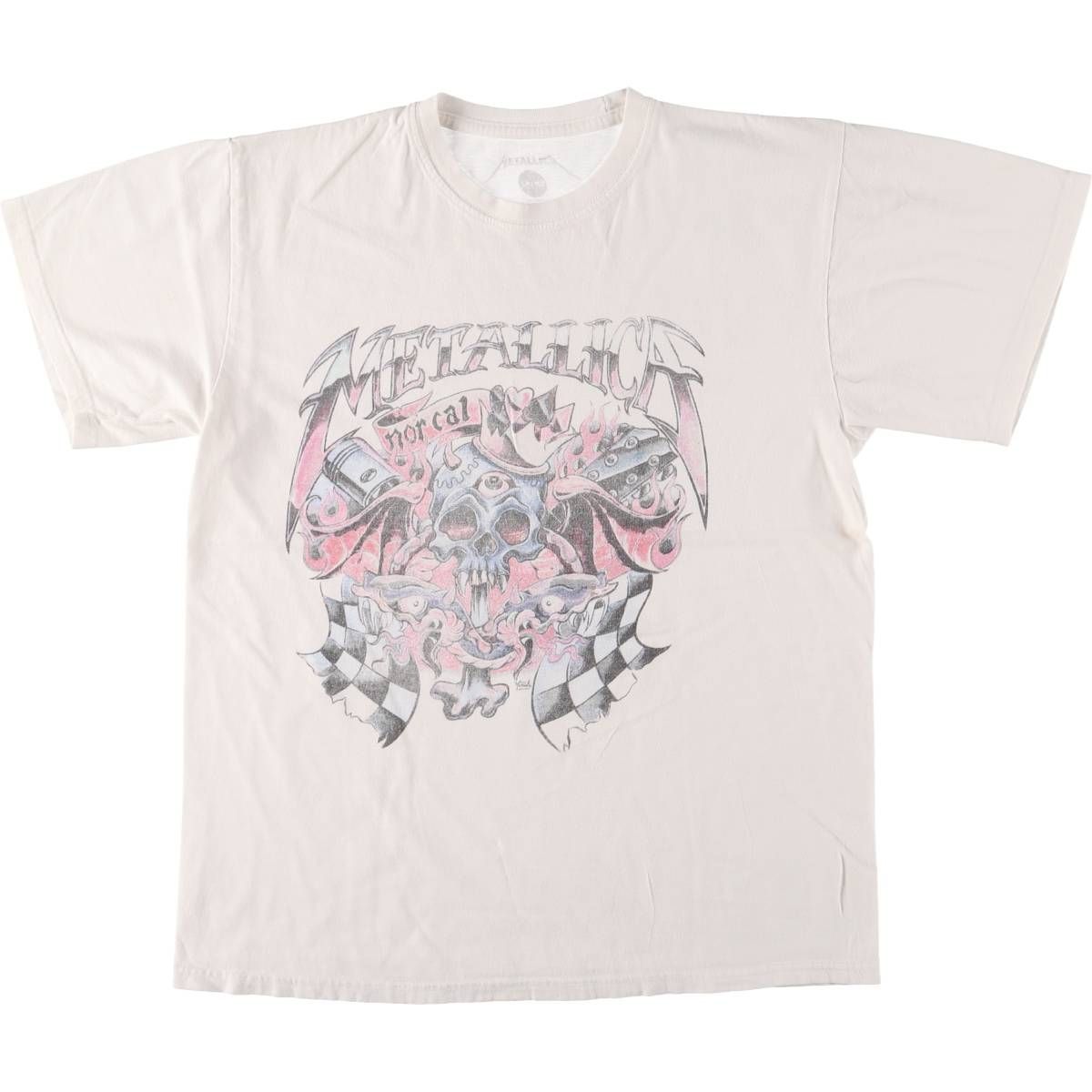 古着 METALLICA メタリカ バンドTシャツ バンT メンズM相当|eaa542488