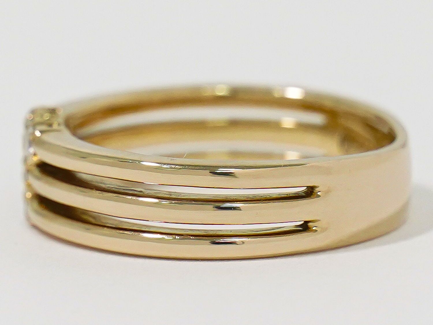 本物 コンコルド Concord ダイヤモンド 0.20ct 750 PG リング 指輪  