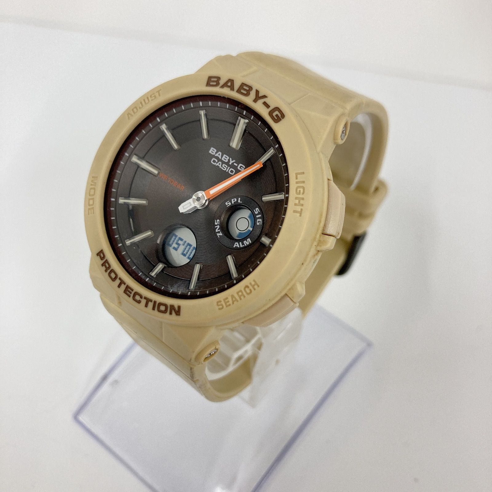 CASIO Baby-G レディースベージュ　BGA-255 未使用に近い美品 楽天市場】CASIO カシオ Baby-G ベビ－G WANDERER SERIES BGA