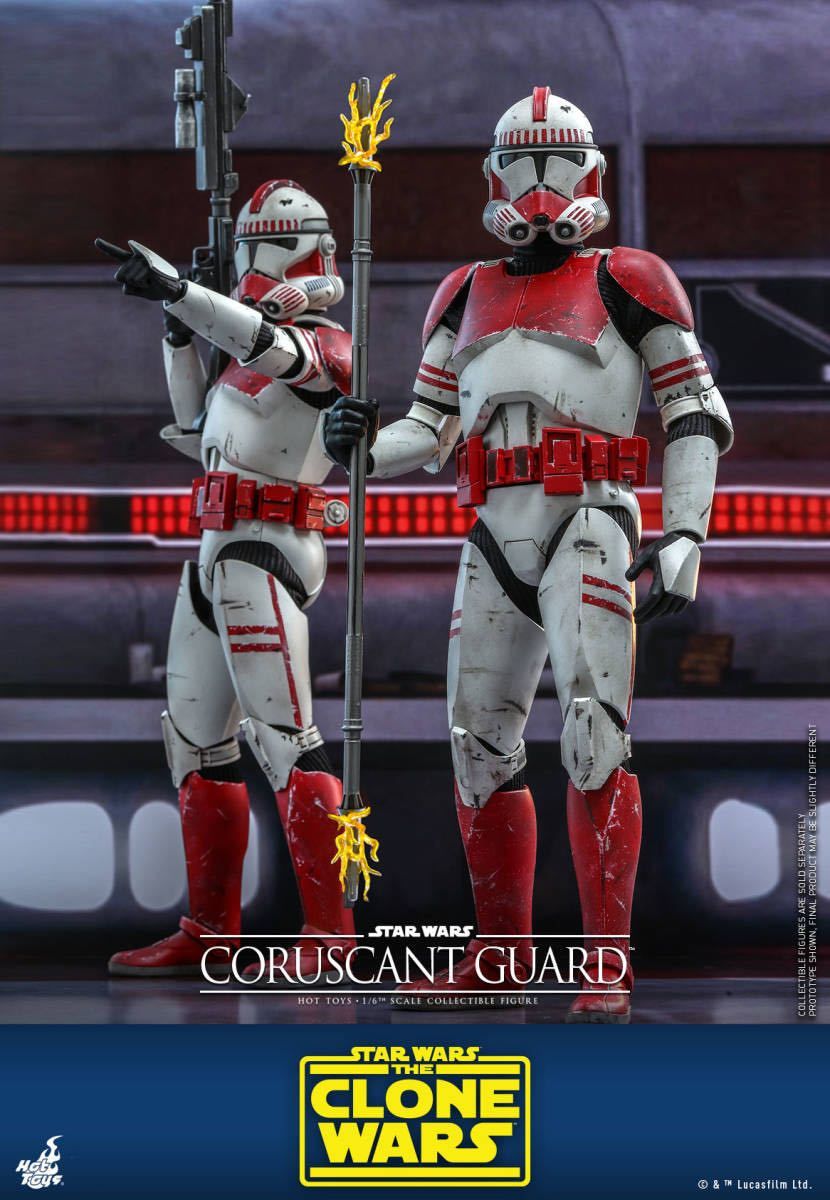 ホットトイズ 1/6 スター・ウォーズ：クローン・ウォーズ コルサント・ガード 未開封新品 TMS025 Star Wars Coruscant  Guard Hottoys - メルカリ