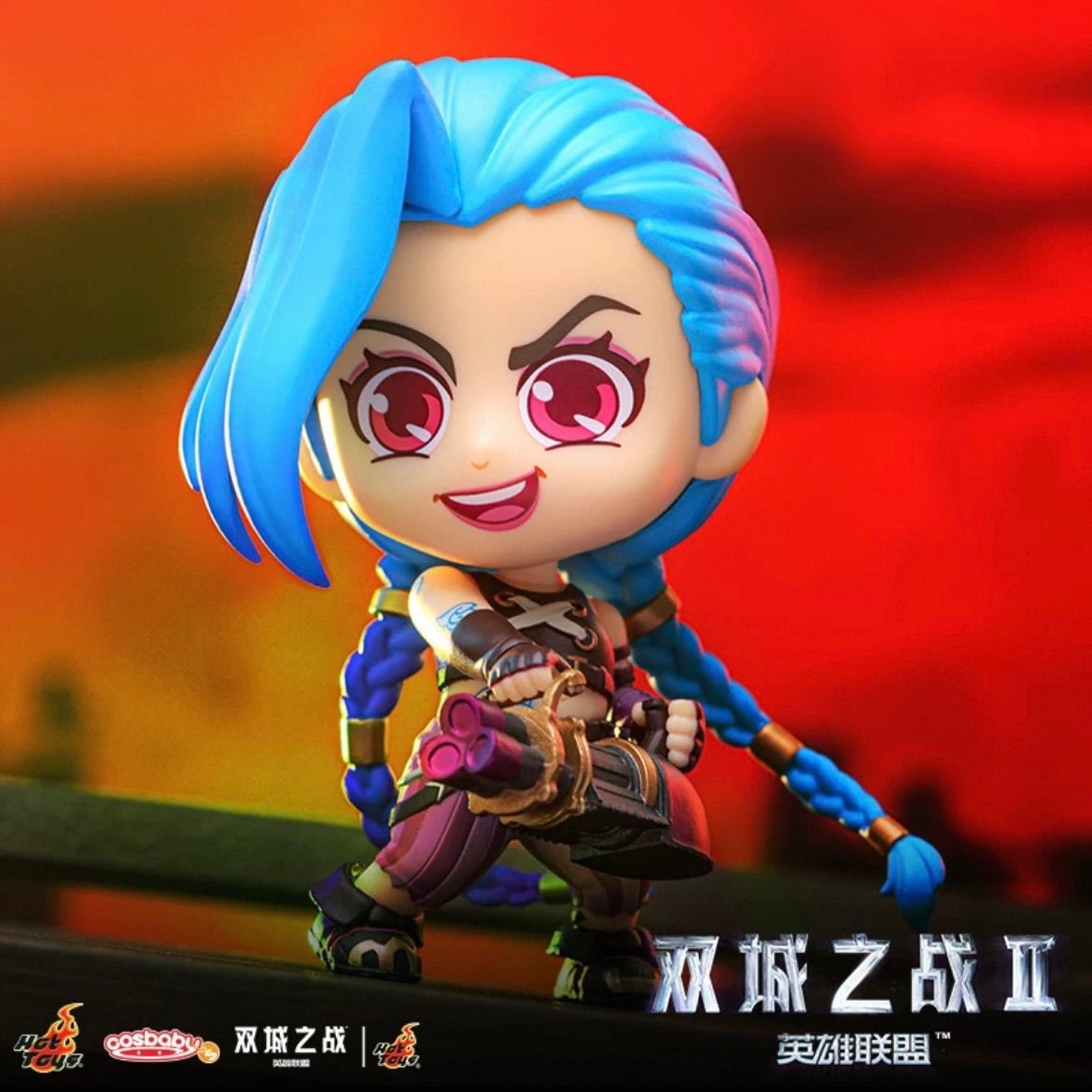 海外 限定 LOL アーケイン ジンクス ヴァイ フィギュア HOTTOYS