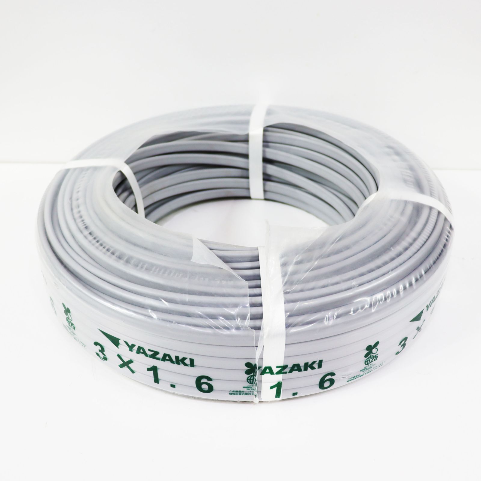 未使用品 YAZAKI 矢崎 ソフトEM 600V EEF/F 3×1.6㎜ 3芯