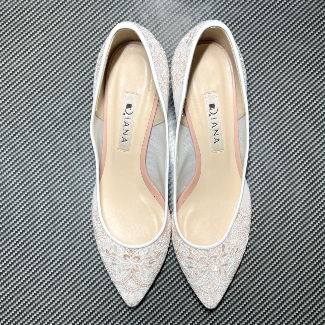 ✨美品✨DIANA ダイアナ パンプス ハイヒール レース 日本製