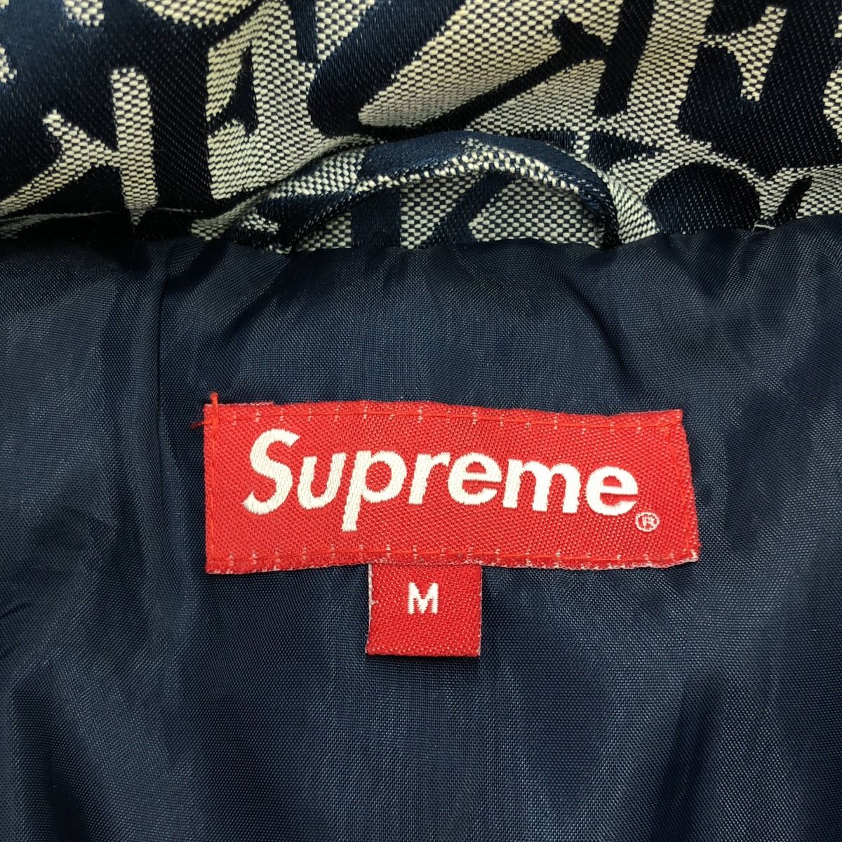 Supreme シュプリーム 17AW Fuck Jacquard Puffy Jacket ダウン