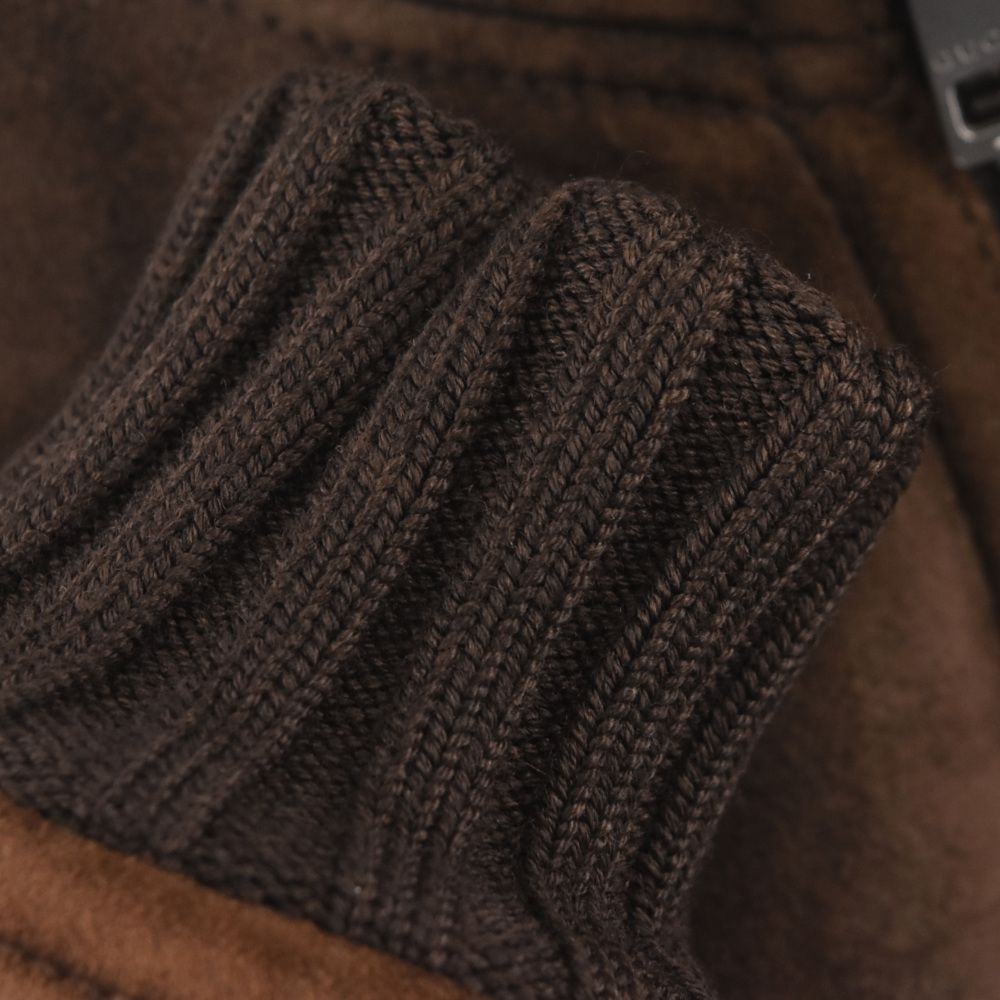 GUCCI (グッチ) ラムスキン レザー スエード フーデッド