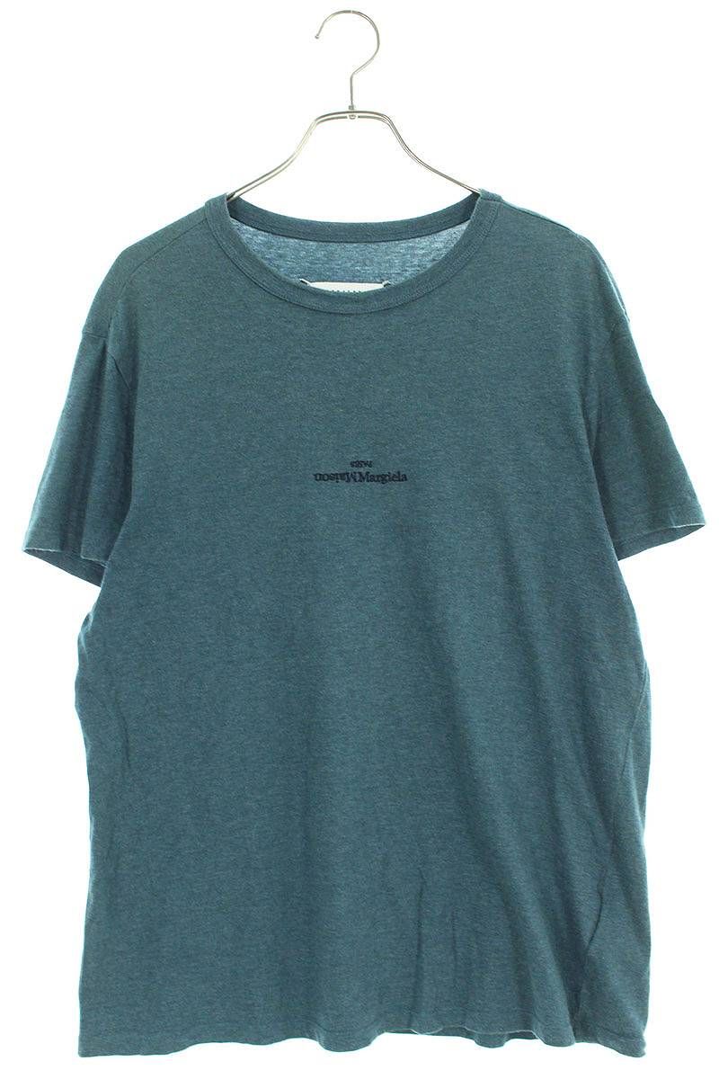 メゾンマルジェラ 21AW S50GC0659 ロゴ刺繍Tシャツ メンズ 54 | www ...
