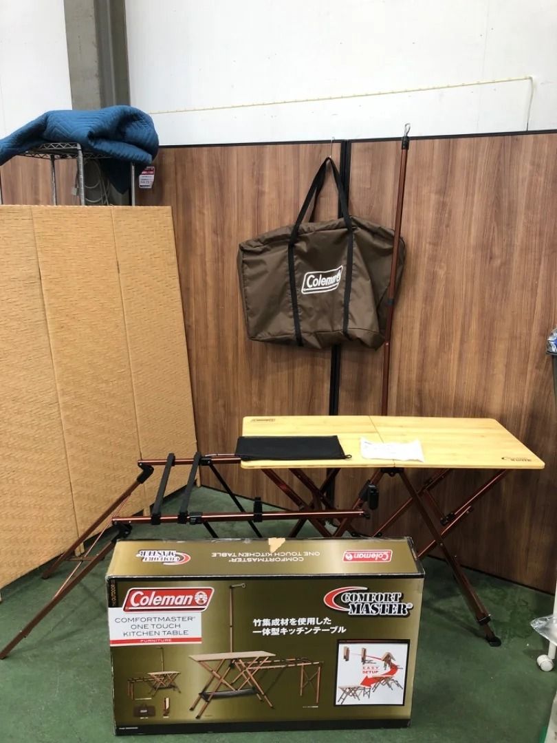 中古】Coleman ワンタッチキッチンテーブル コンフォート