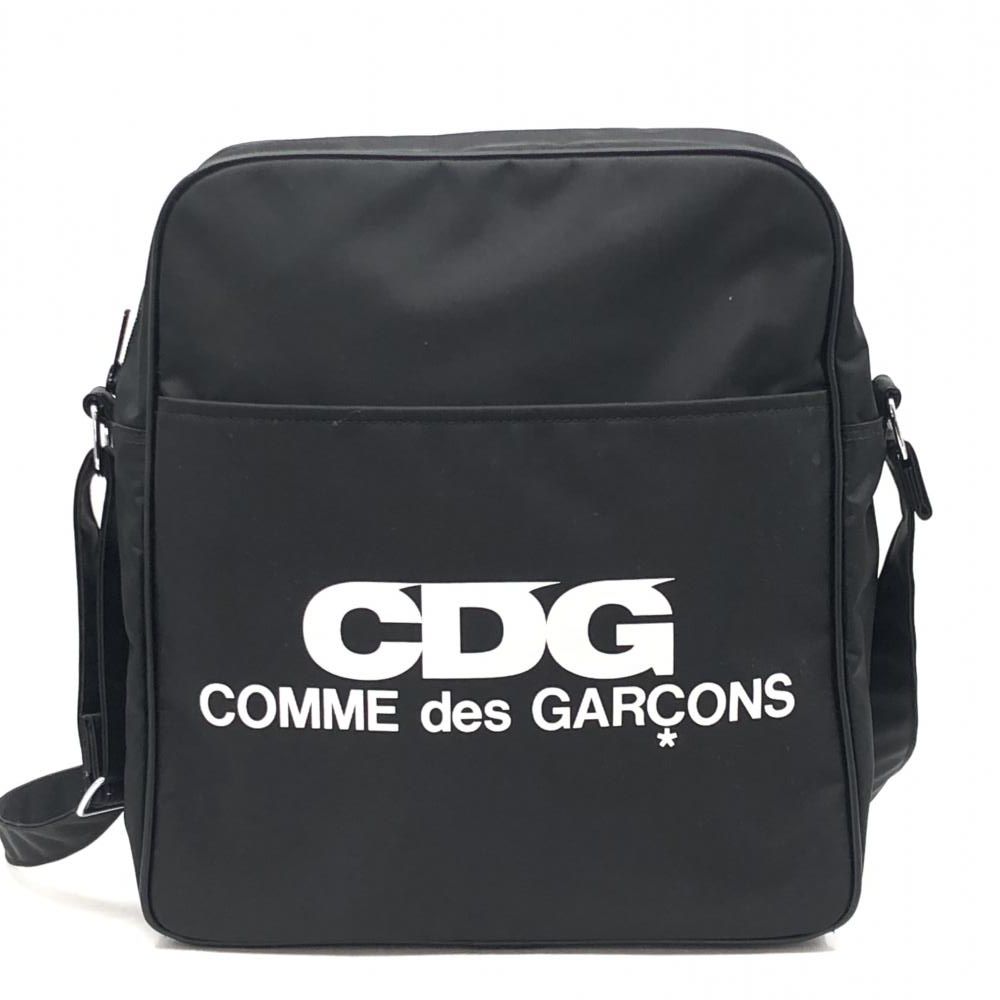 【中古】COMME des GARCONS エアライン ショルダーバック ブラック コムデギャルソン[17]