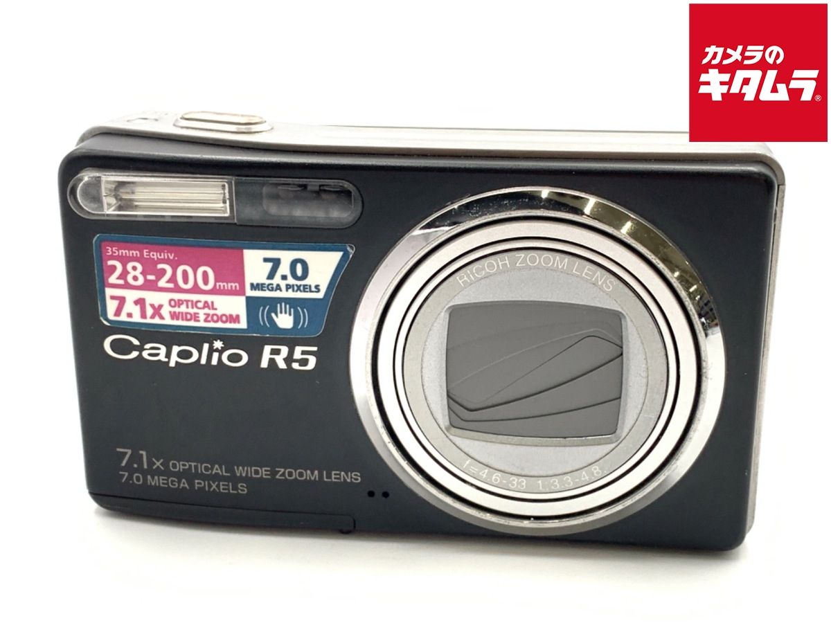 [美品]リコー RICOH Caplio R5 デジタルカメラ 中古】 【難あり品】 リコー（RICOH）Caplio R5 ブラック【724万