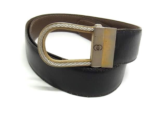 GUCCI グッチ 036-304-0669 オールドグッチ ヴィンテージ レザー